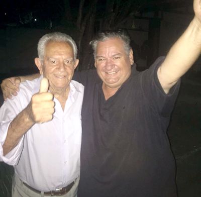 Galileu comemora com Fausto Barros